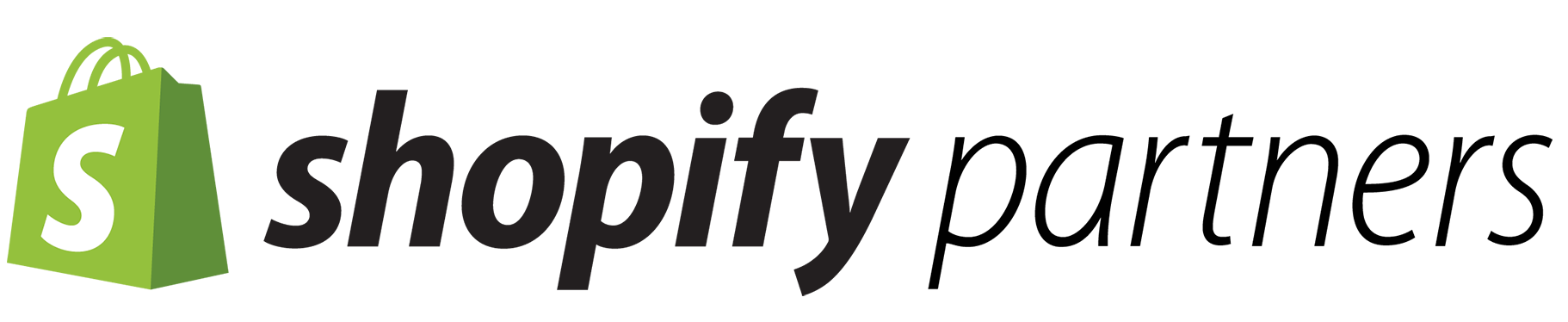 [CITYPNG.COM]High Resolution Shopify Partners Horizontal Logo - 2000x2000